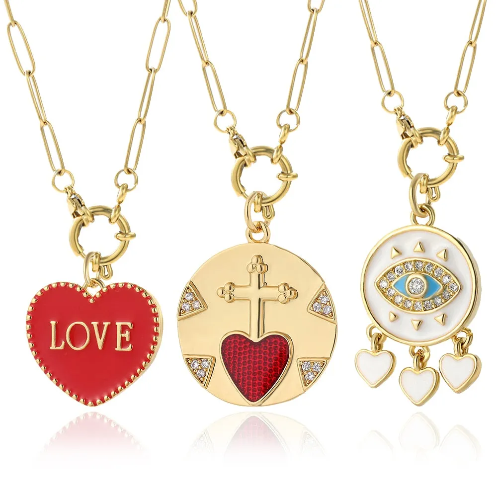 Red Heart Love Pendant Dream Catcher