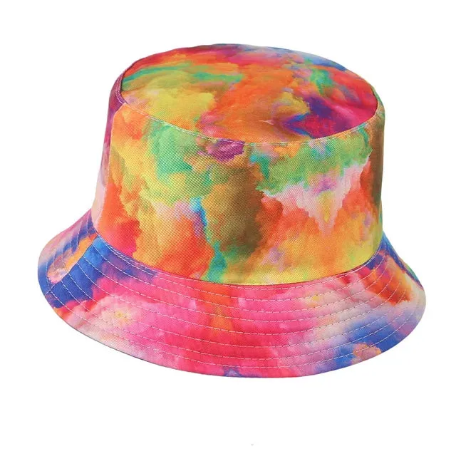 Reversible Bucket Hat Cotton Tie dye