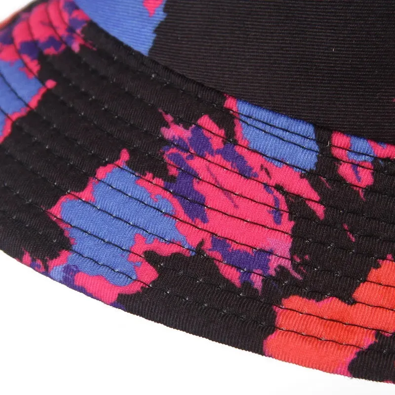 Reversible Bucket Hat Cotton Tie dye
