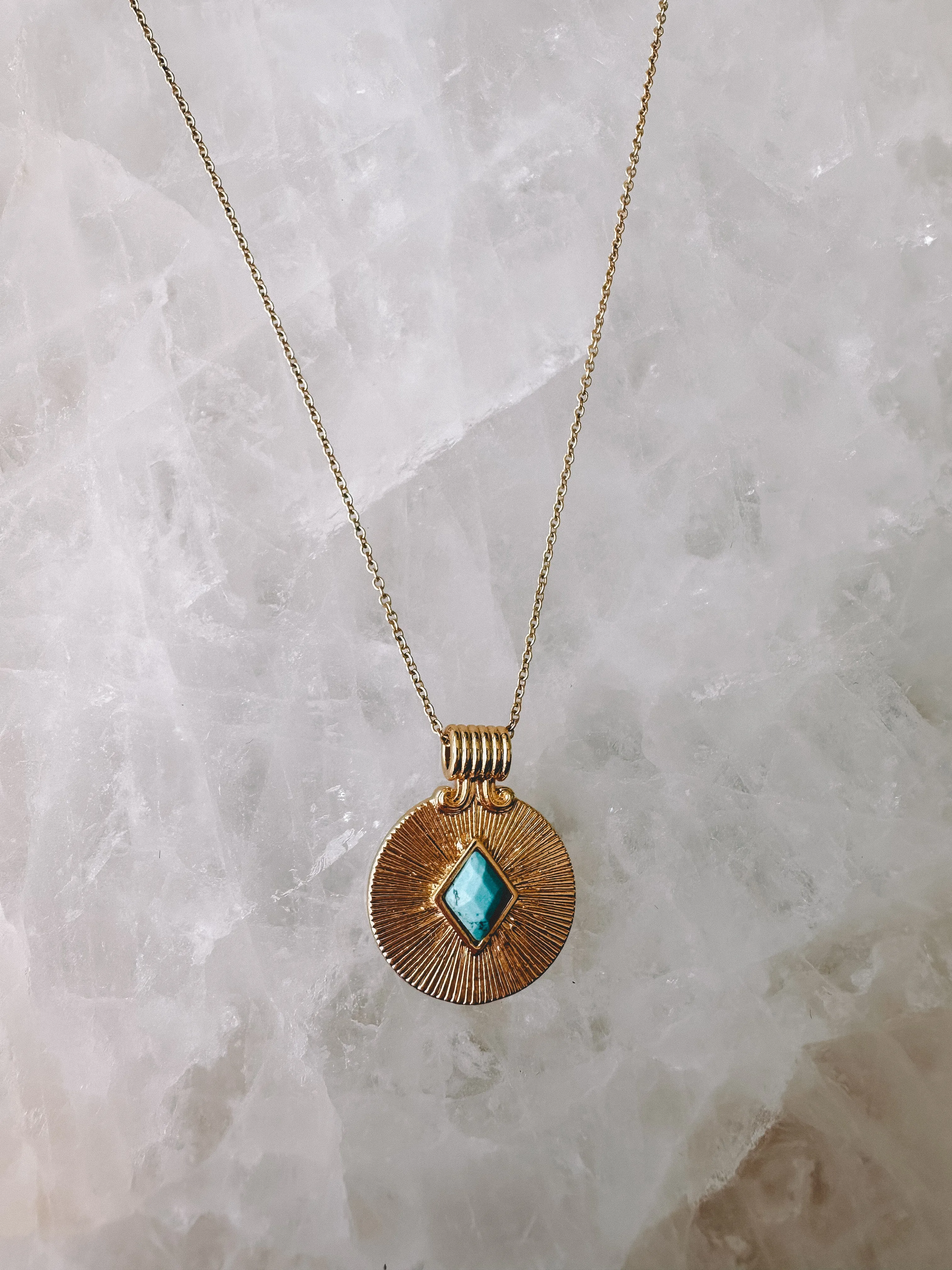 Rhombus Turquoise necklace