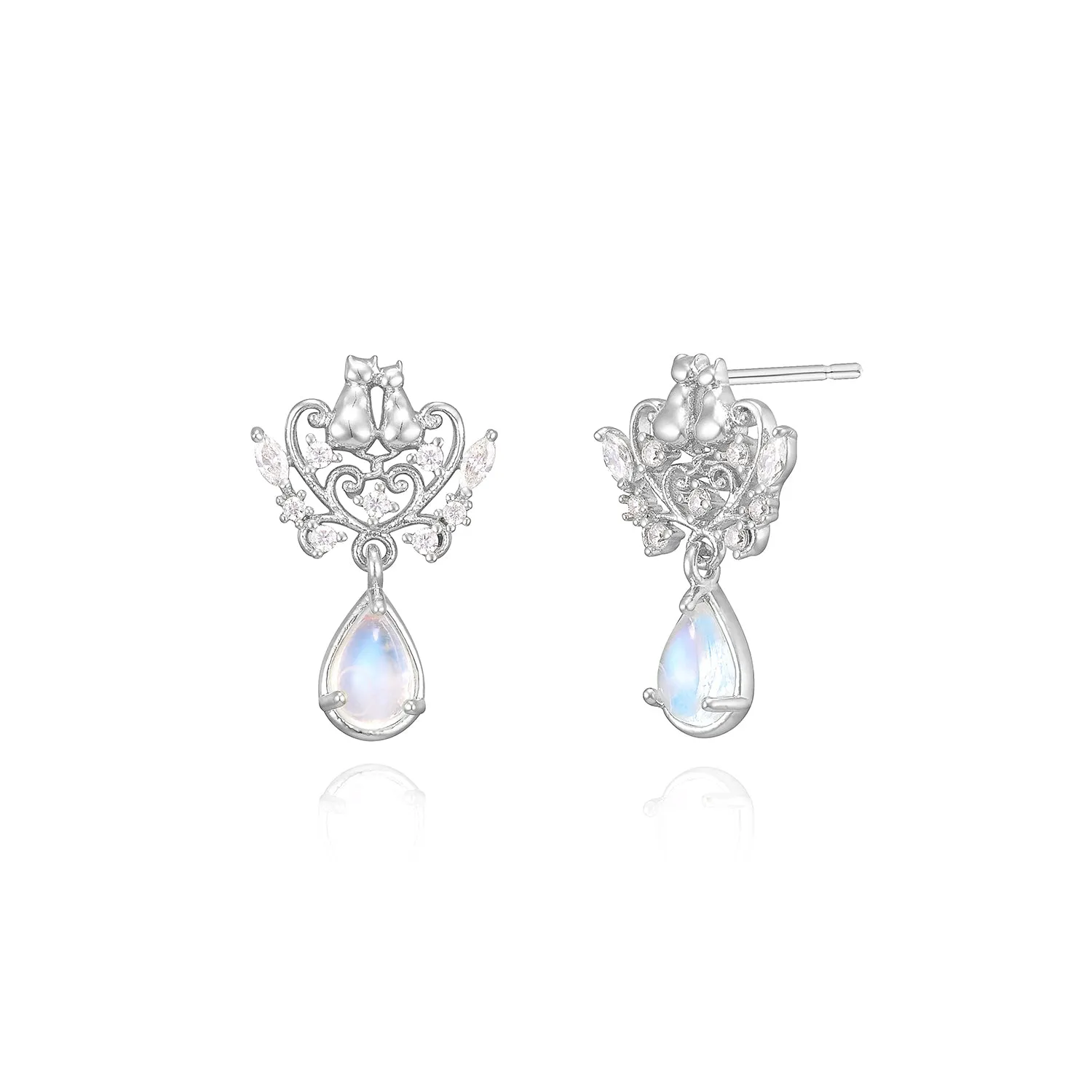 Romantic Cat Earrings