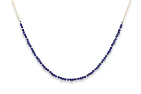 Salus Lapis Lazuli Gemstone Gold Necklace