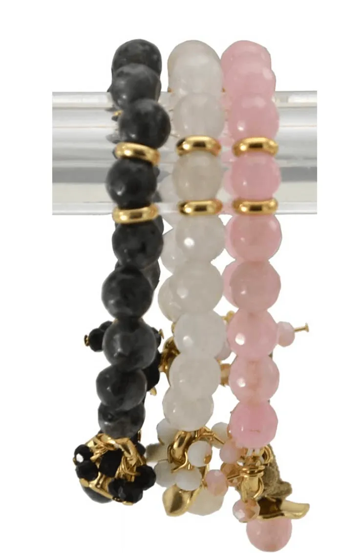 Semi Precious Beaded Bracelet