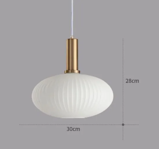 ÁSGEIRR Glass Perfume Bottle Pendant Light