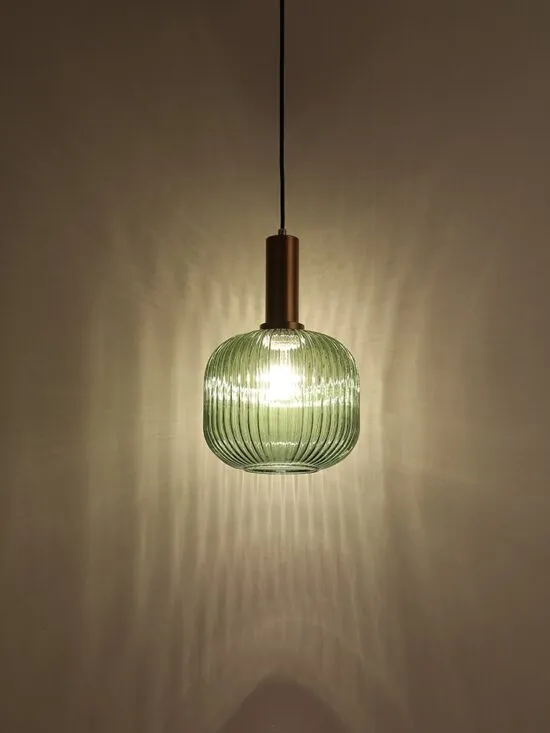 ÁSGEIRR Glass Perfume Bottle Pendant Light