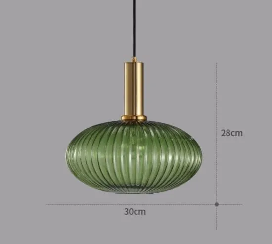 ÁSGEIRR Glass Perfume Bottle Pendant Light