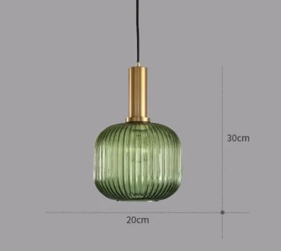 ÁSGEIRR Glass Perfume Bottle Pendant Light
