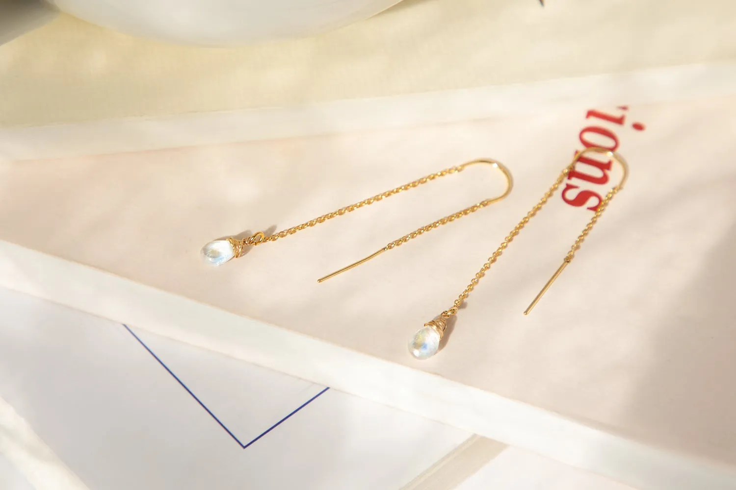 Skye Moonstone Earrings