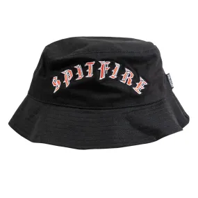 SPITFIRE OLD E ARCH BUCKET HAT BLACK