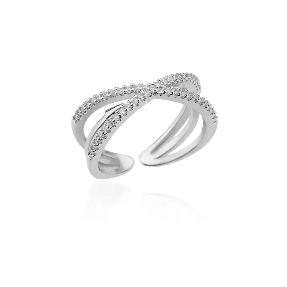 Stainless Steel Round Rings For Women Zircon Geometric Gold Color Crystal Ring Aesthetic Wedding Party Jewerly Gift Bague Femme