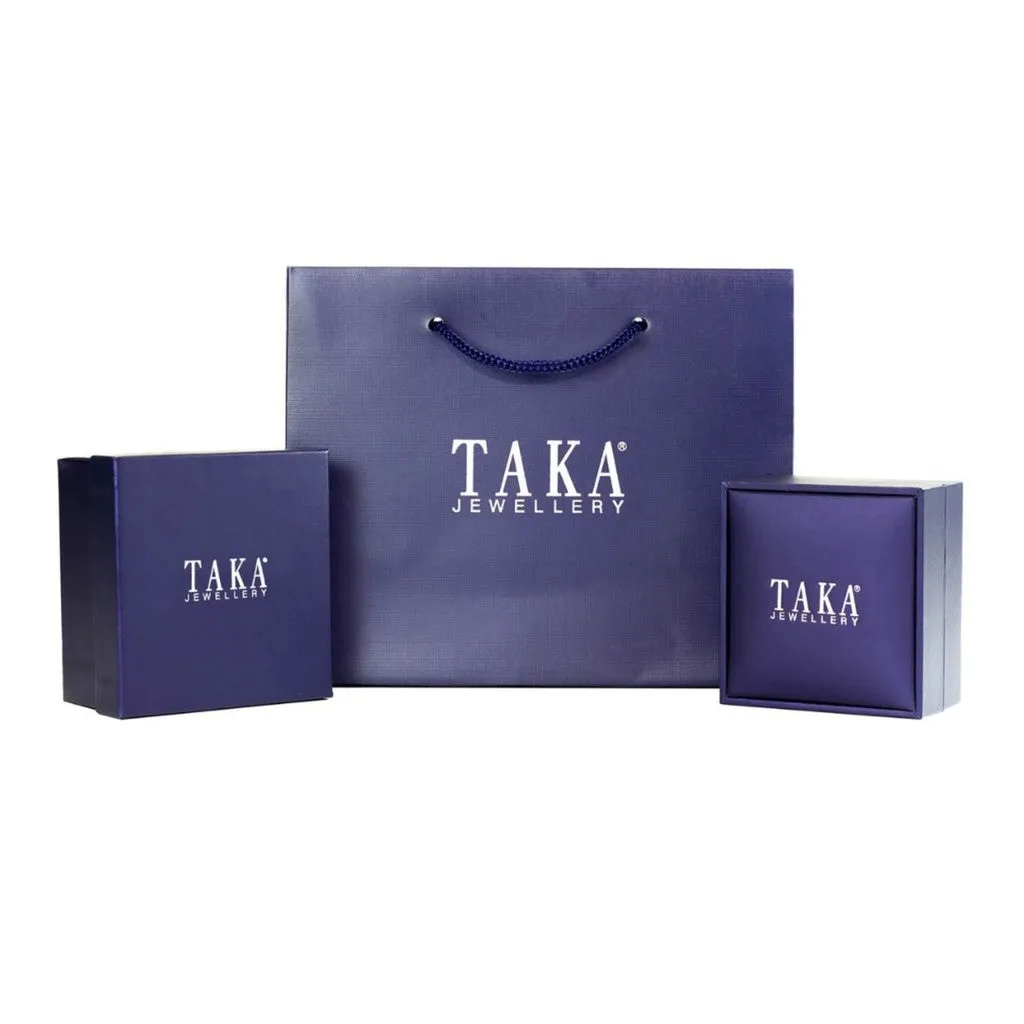 TAKA Jewellery 999 Pure Gold Heart Pendant with 9K Gold Chain