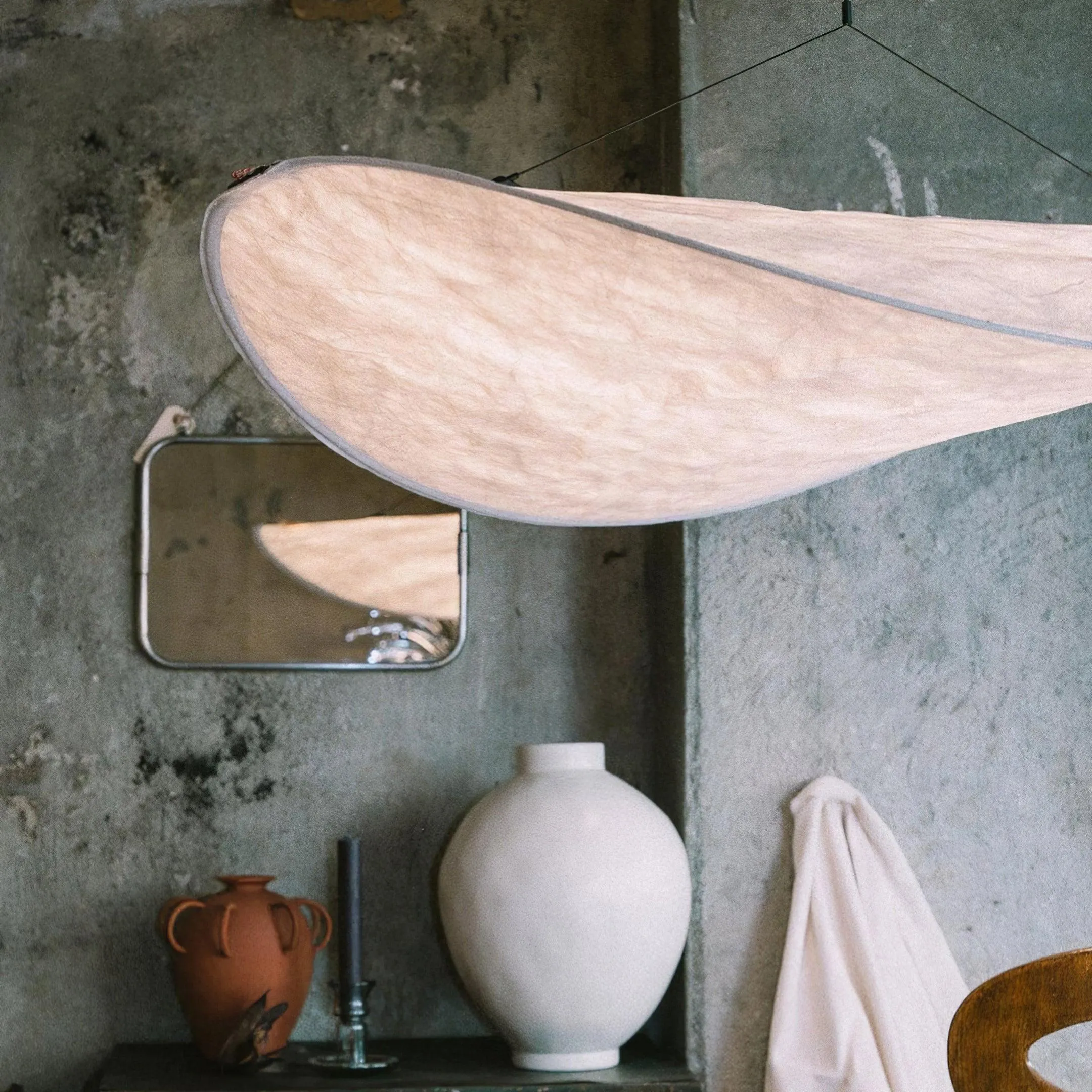 Tense Tyvek Pendant Lamp