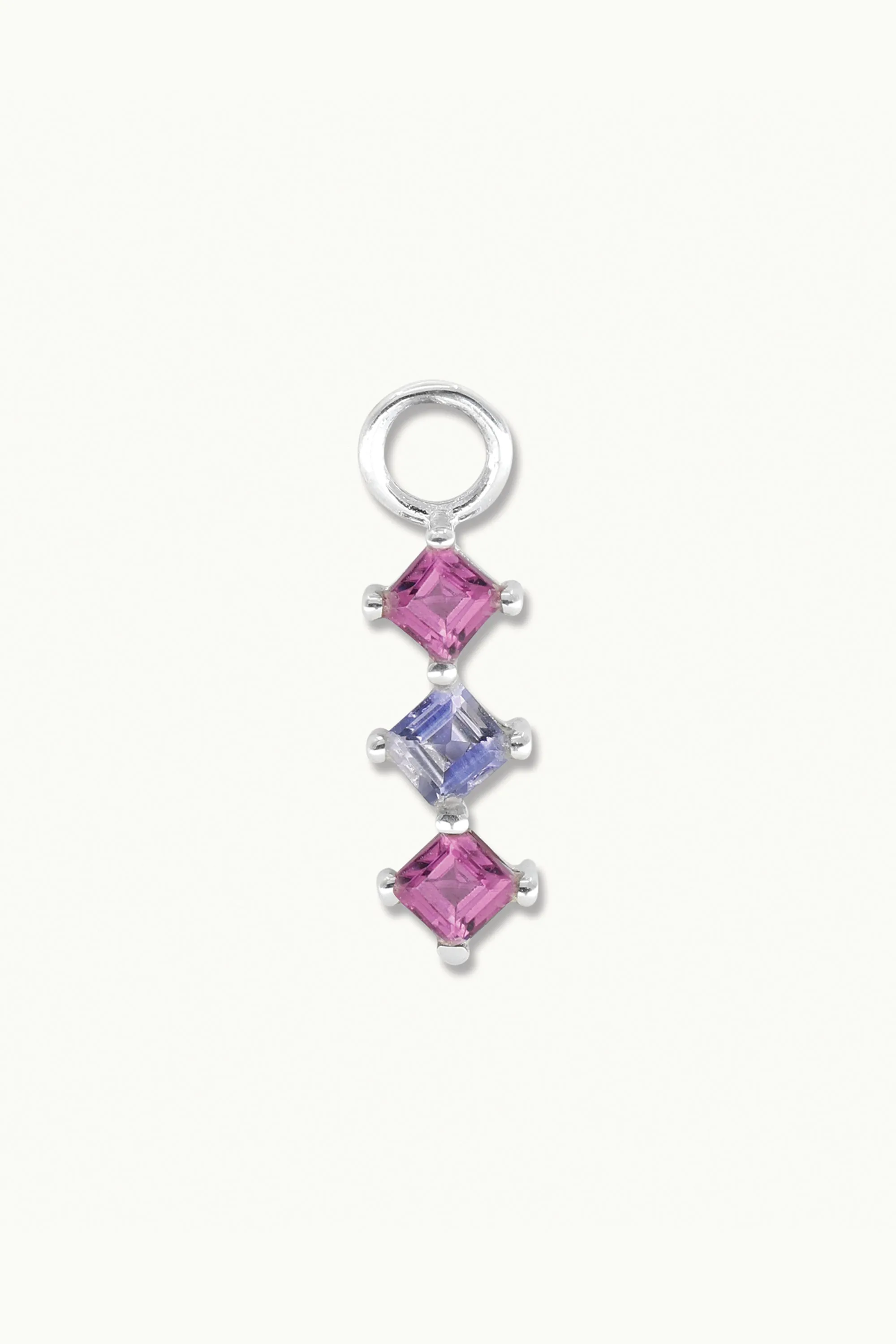 Trio Mixed Silver Charm