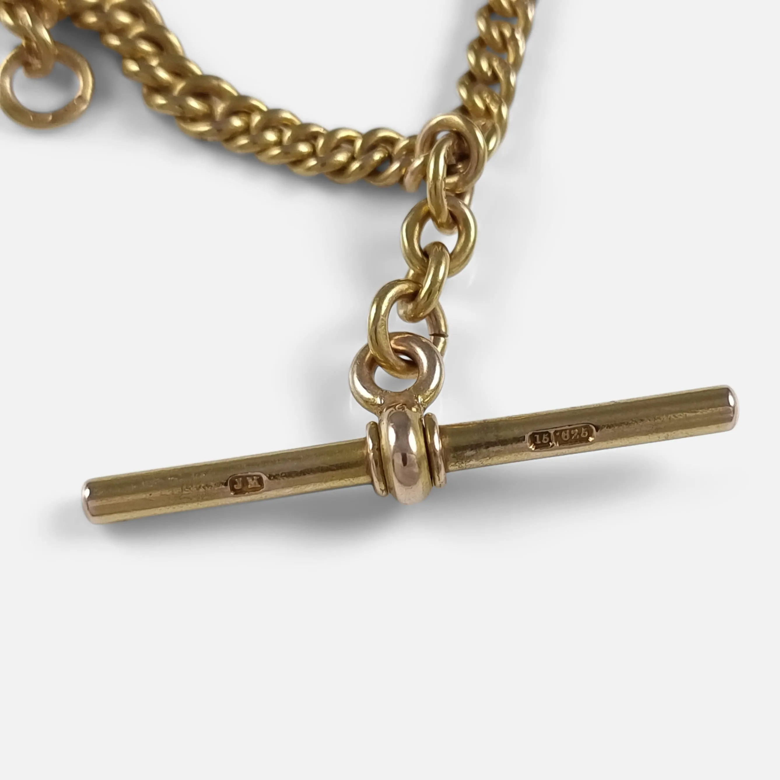 Victorian 15ct Yellow Gold Albert Watch Chain - 1868