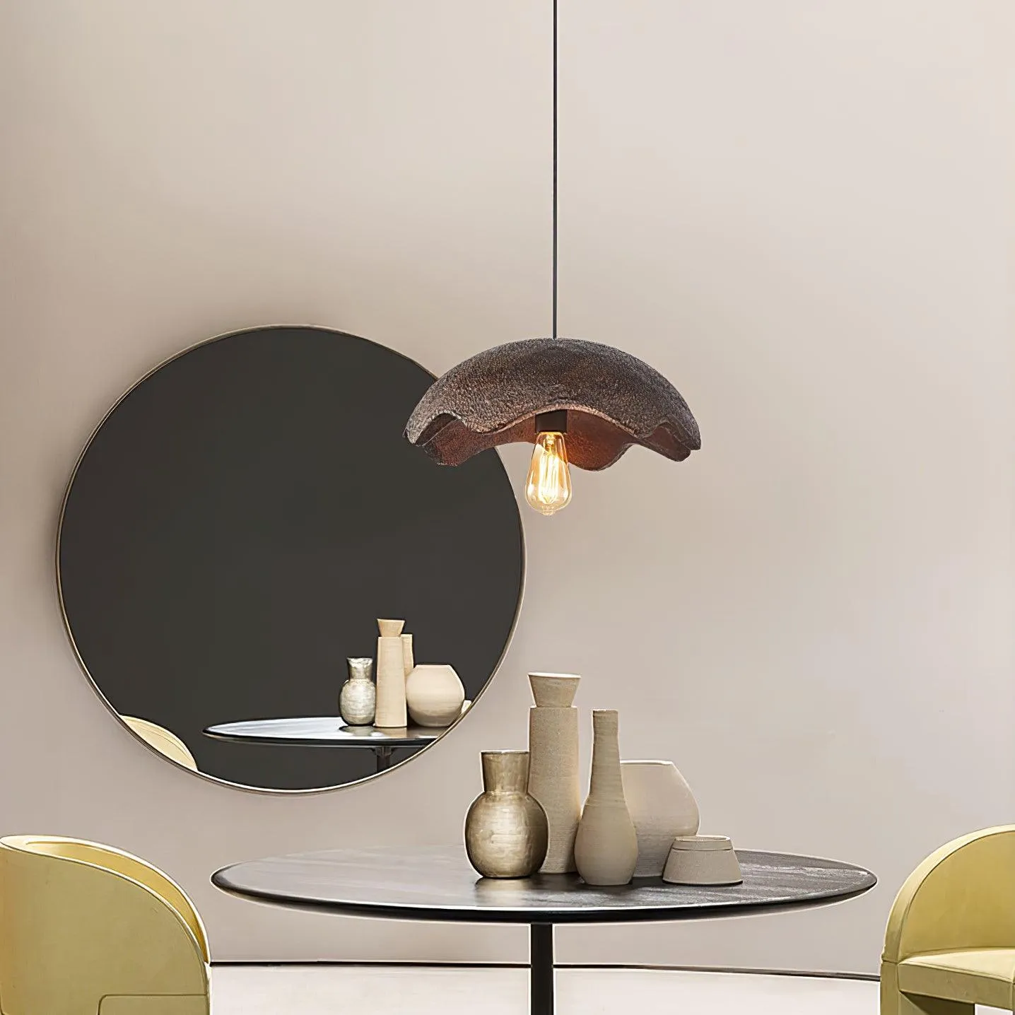 Wabi Sabi Zuko Pendant Lamp 15.7″- 6.3″