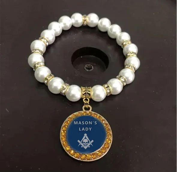 Widows Sons Bracelet - Gold and White
