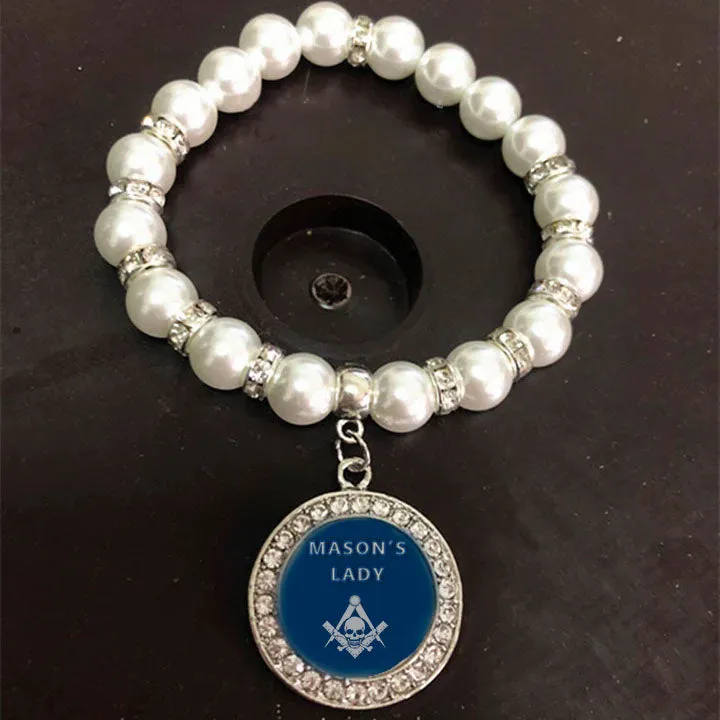 Widows Sons Bracelet - Gold and White