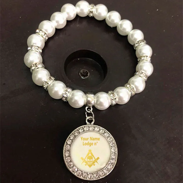 Widows Sons Bracelet - Gold and White
