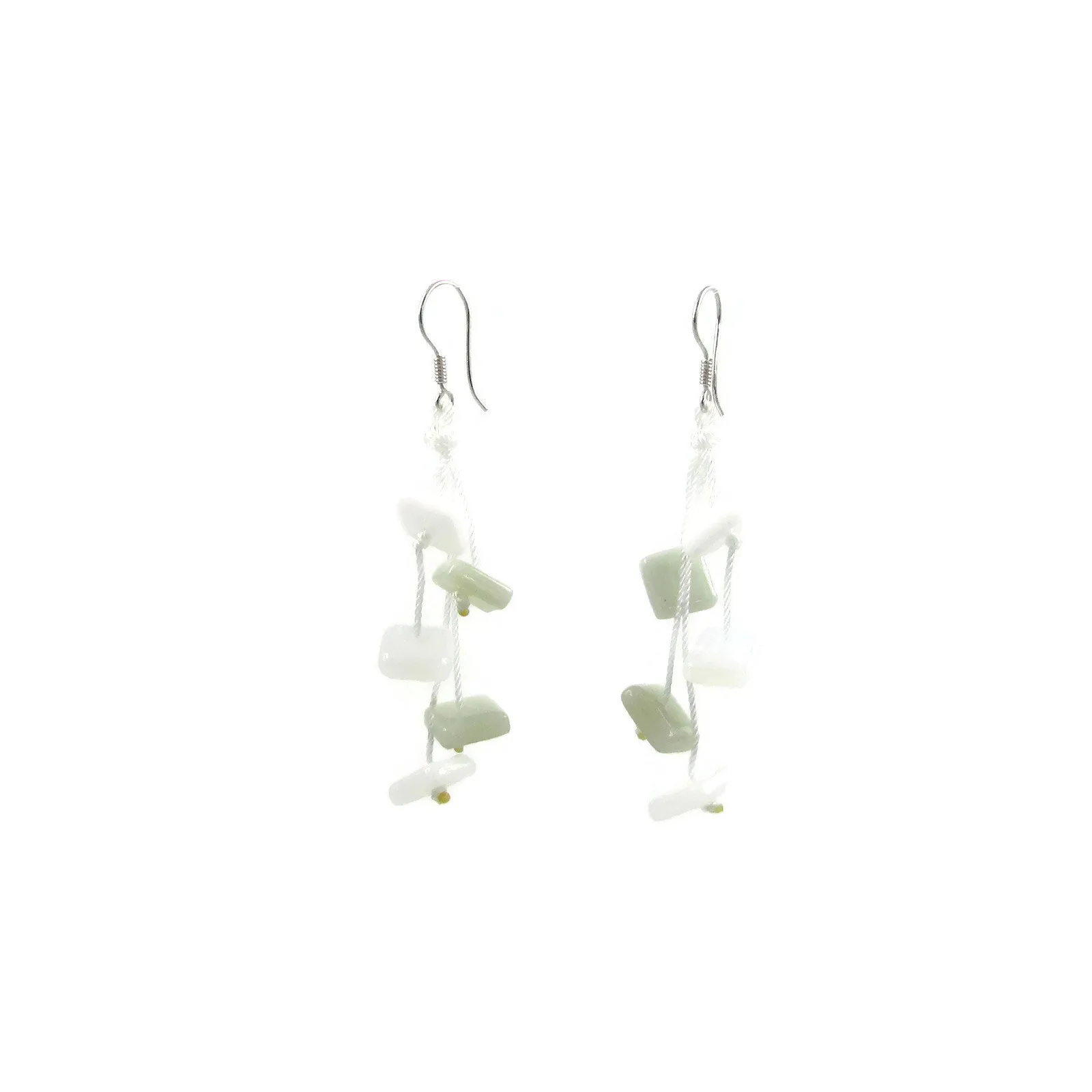 Zen Glass Earrings - Purple