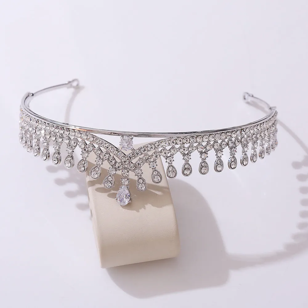 Zircon Crown Headband Hot Selling Wedding Hair Accessories Wedding Dress Accessories
