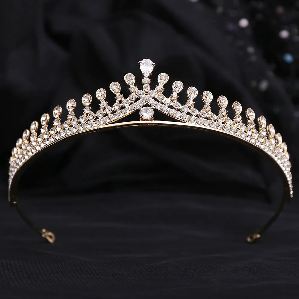 Zircon Crown Headband Hot Selling Wedding Hair Accessories Wedding Dress Accessories