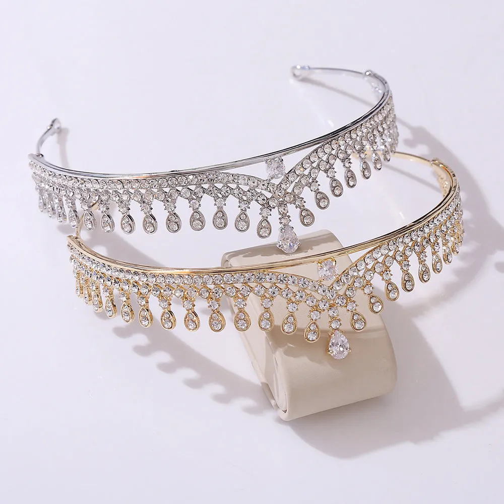 Zircon Crown Headband Hot Selling Wedding Hair Accessories Wedding Dress Accessories